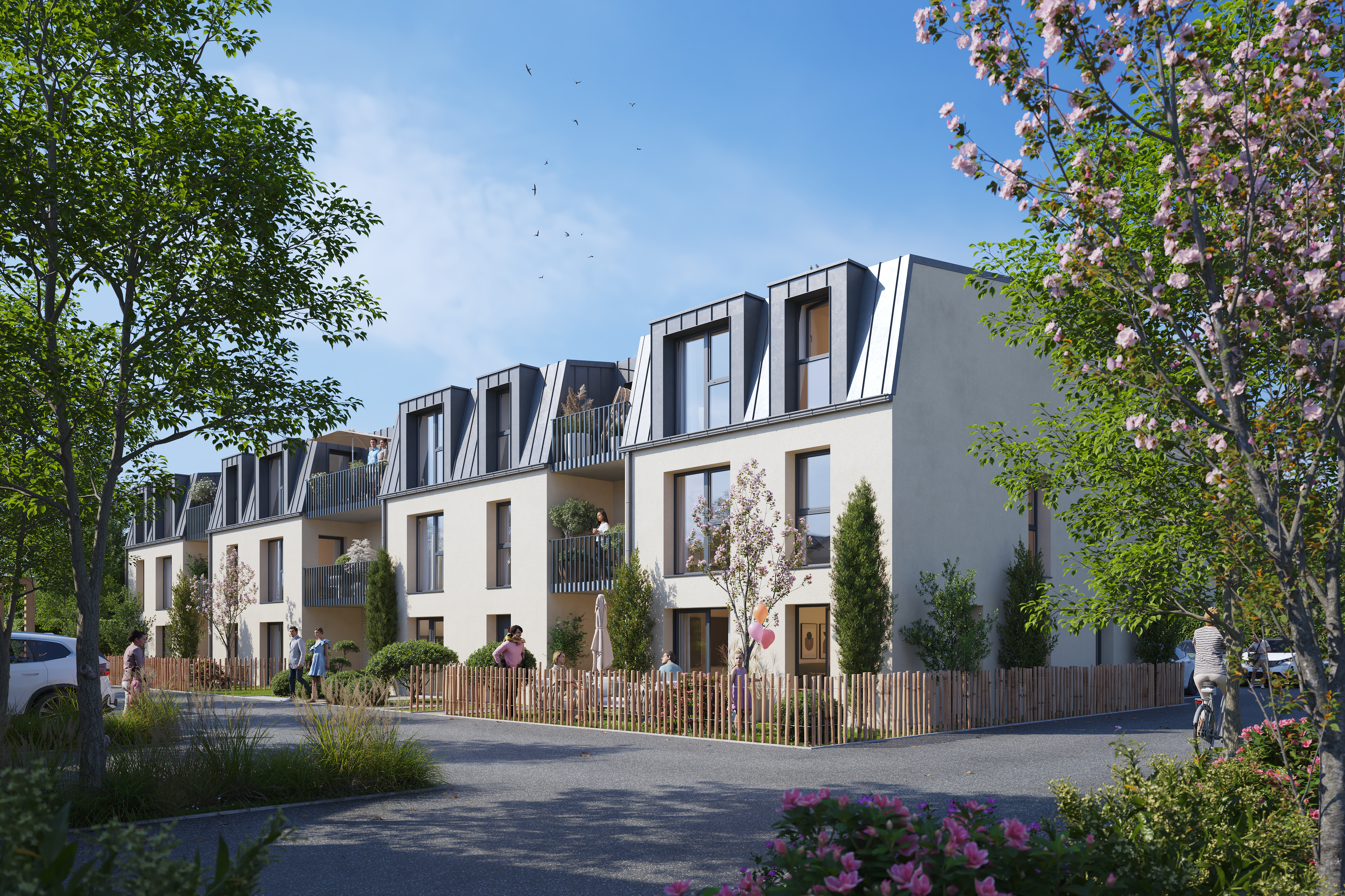 APPARTEMENT T1 AU T4 RESIDENCE NEUVE LION-SUR-MER - AU CALME - BALCON/LOGGIA OU JARDIN - PARKING